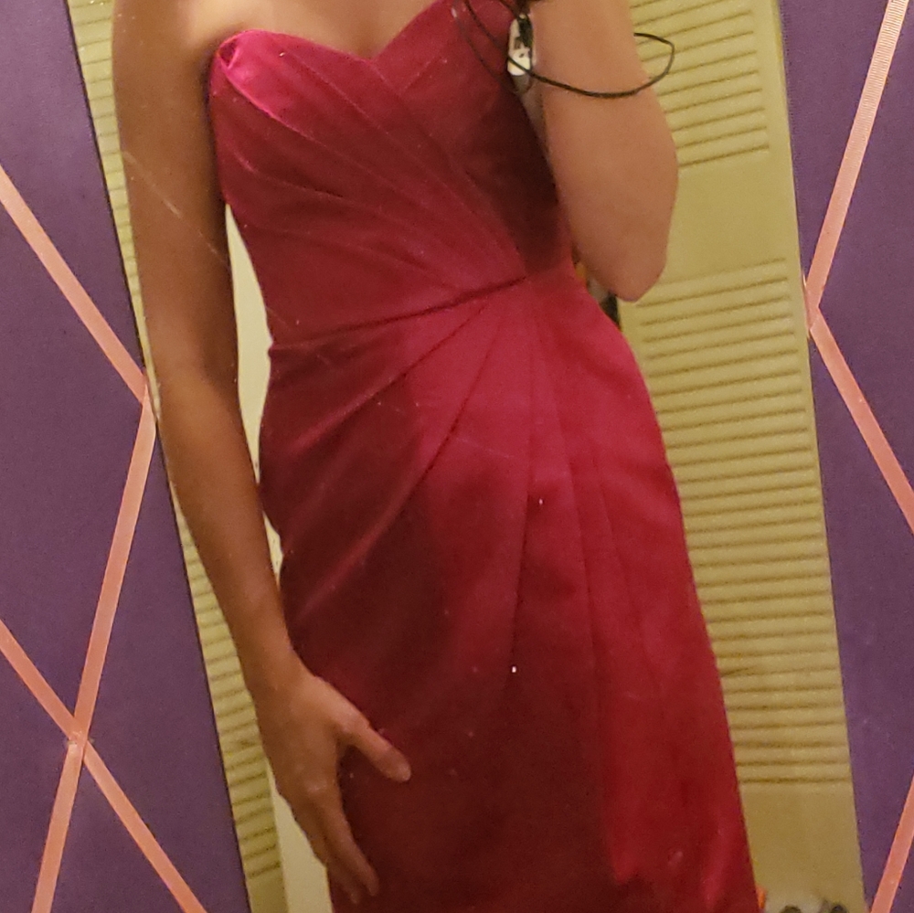 Red bridesmaid/ party dress